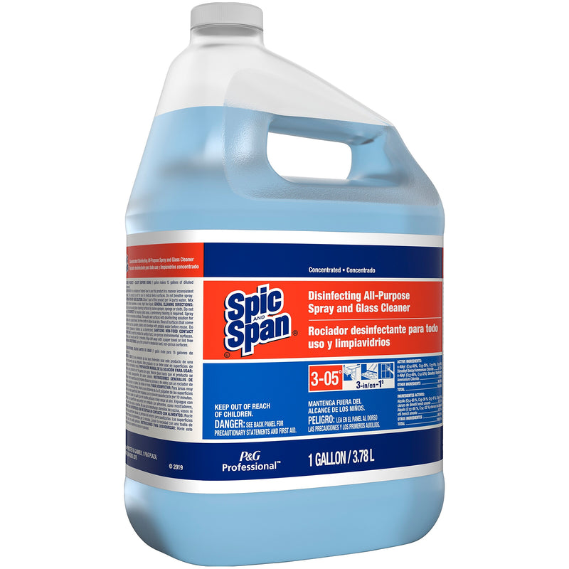 Spic & Span Disinfecting All-Purpose Spray and Glass Cleaner, Concentrated, 128 oz., 2 Bottles/Carton (32538)