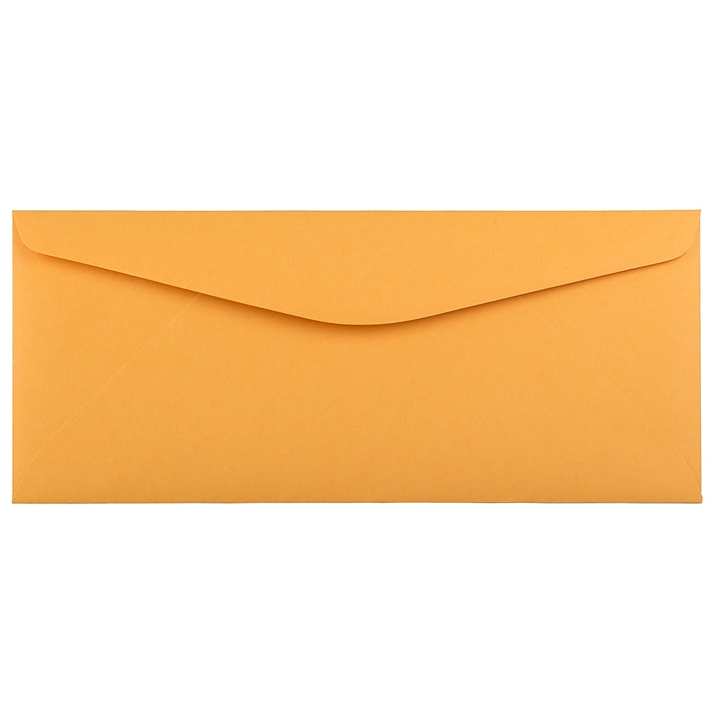 JAM Paper #11 Business Envelope, 4 1/2" x 10 3/8", Brown Kraft, 1000/Carton (01633180B)