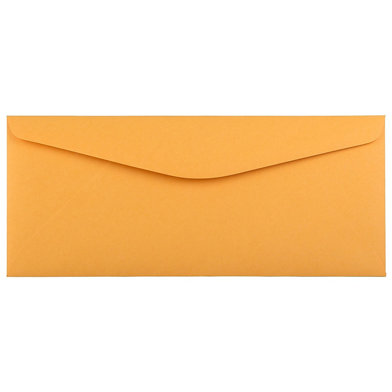 JAM Paper #11 Business Envelope, 4 1/2" x 10 3/8", Brown Kraft, 1000/Carton (01633180B)