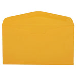 JAM Paper #6 3/4 Commercial Colored Envelopes, 3.625 x 6.5, Goldenrod Orange, Bulk 1000/Carton (557612642)
