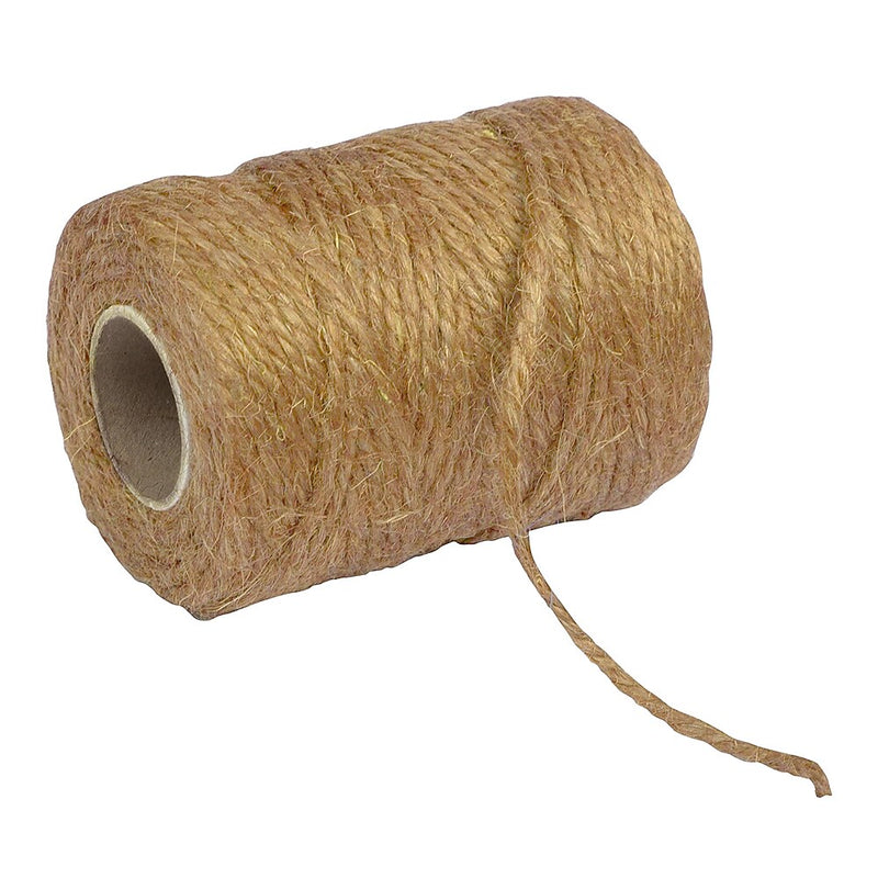 JAM Paper Jute Twine, 0.13" x 162 ft., Brown (6785142)