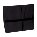 DMI 14" x 13" Foam Memory Lumbar Cushion with Strap, Polyester/Cotton Cover, Black
