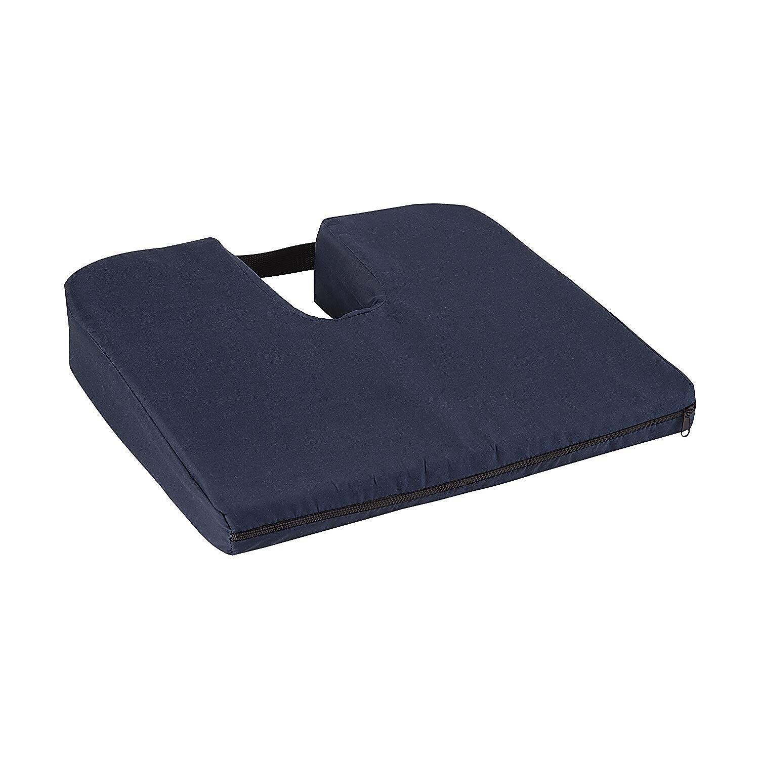 DMI Sloping Seat Coccyx Cushion, Foam, Navy Blue (513-7938-2400)