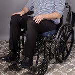 DMI Sloping Seat Coccyx Cushion, Foam, Navy Blue (513-7938-2400)