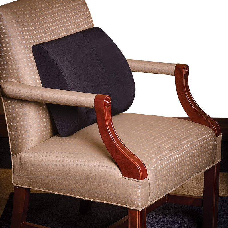 DMI Relax-A-Bac Cotton/Polyester Blend Back Cushion, Black (555-7302-0200)