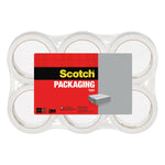 Scotch Lightweight Moving & Storage Packing Tape, 1.88" x 54.6 yds., Clear, 6/Pack (MMM33506)