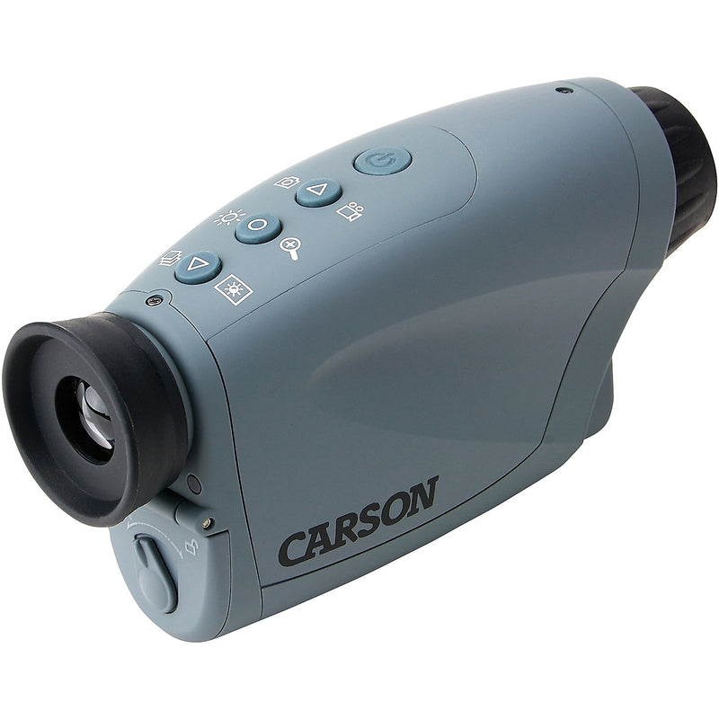 Carson Optical Aura Plus Digital Night Vision Monocular/Camcorder, 640 x 480 pixel, Gray/Black (CSNNV250)