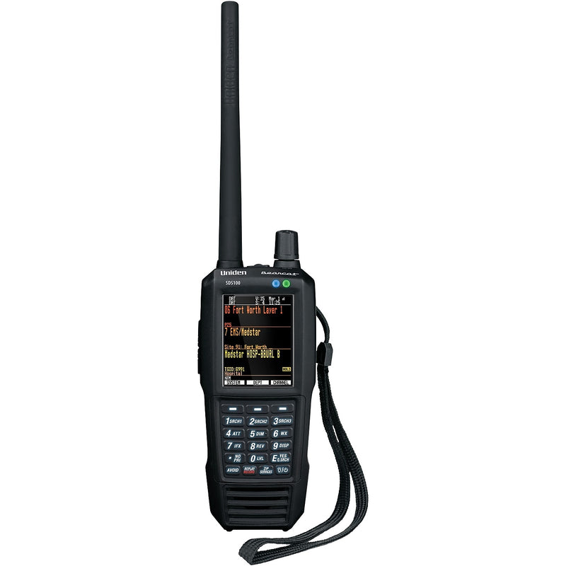 Uniden True I/Q SDS100 Digital Handheld Scanner, Black (UNNSDS100)