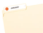 Avery Hand Written Color Coding Labels, 0.5"Dia., Neon Red, 60/Sheet, 14 Sheets/Pack  (5051)