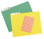 Avery Hand Written Color Coding Labels, 0.5"Dia., Neon Red, 60/Sheet, 14 Sheets/Pack  (5051)