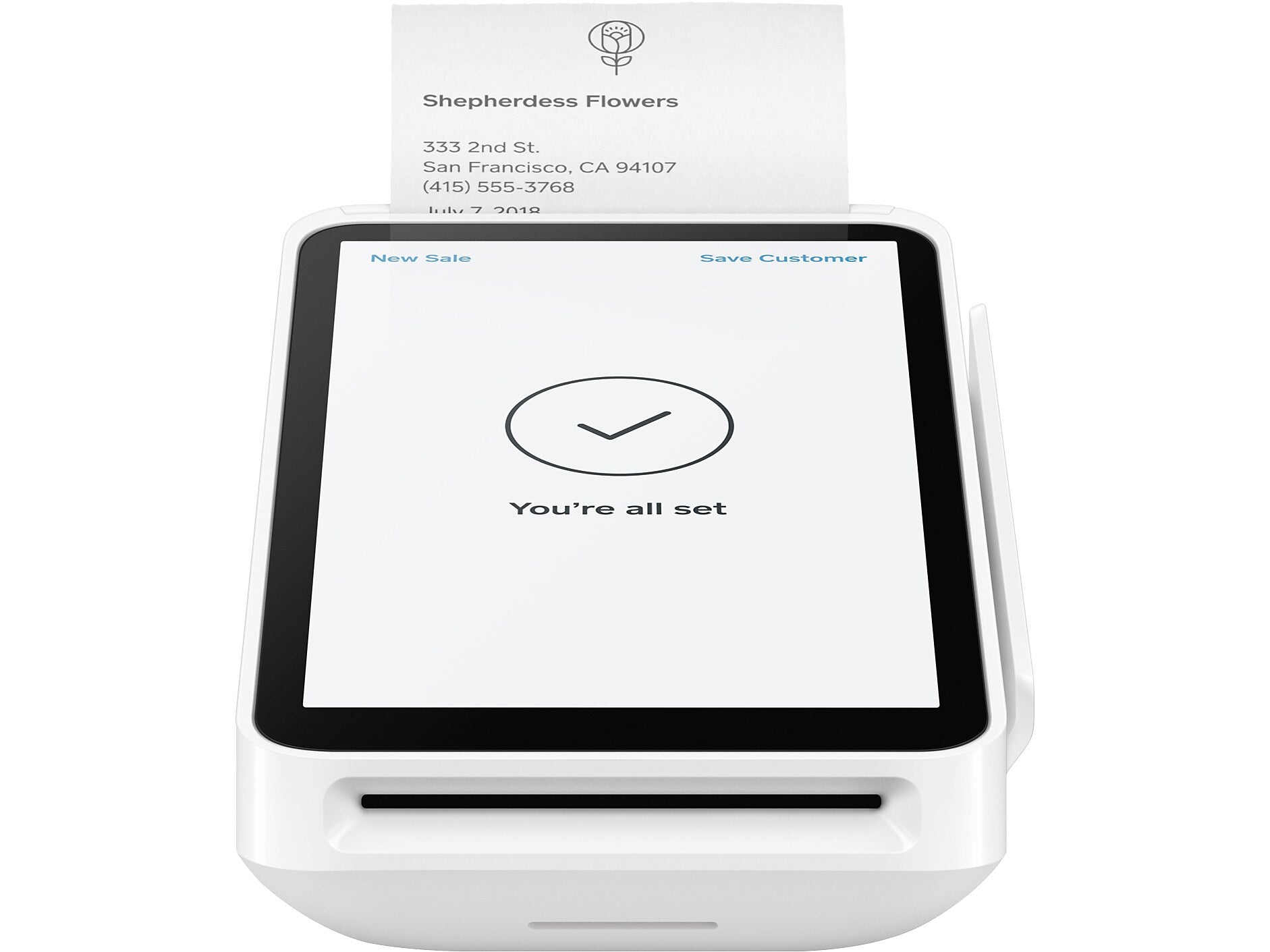 Square A-SKU-0584 Terminal Handheld Wi-Fi/Ethernet Card Reader