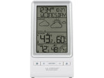 La Crosse Technology Indoor/Outdoor Tabletop Weather Station, Digital, White (308-1415FCT)