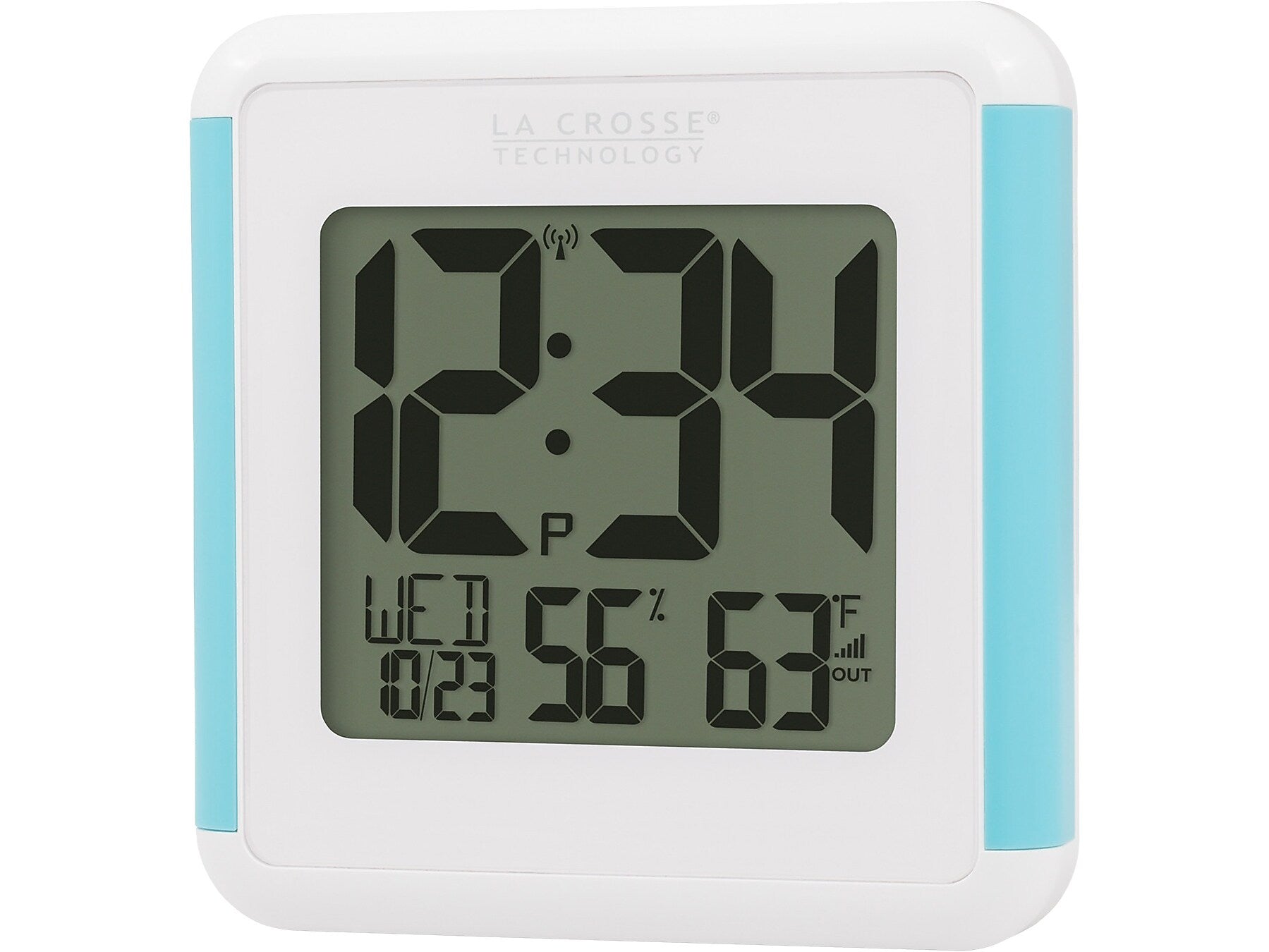 La Crosse Technology Shower Cube Atomic Wall/Table Clock (515-1912)