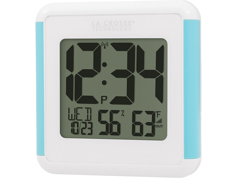 La Crosse Technology Shower Cube Atomic Wall/Table Clock (515-1912)