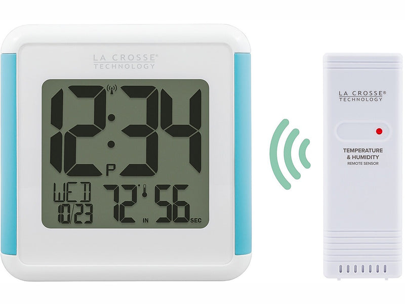 La Crosse Technology Shower Cube Atomic Wall/Table Clock (515-1912)