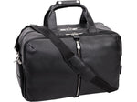 McKlein USA U Series 22" Leather Carry-On Travel Duffel, Black (18905)