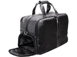 McKlein USA U Series 22" Leather Carry-On Travel Duffel, Black (18905)