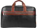 McKlein U Series 21" Leather Carry-On Travel Duffel, Black (19112)