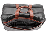 McKlein U Series 21" Leather Carry-On Travel Duffel, Black (19112)