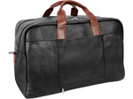 McKlein U Series 21" Leather Carry-On Travel Duffel, Black (19112)