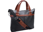 McKleinUSA EASTWARD U Series Leather Pocket Briefcase, Black (18392)