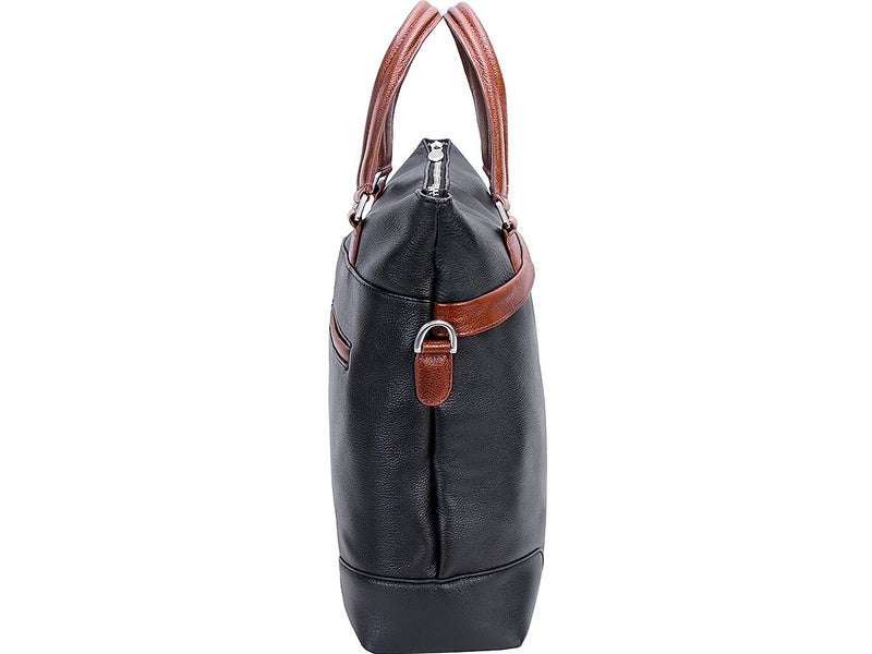 McKleinUSA EASTWARD U Series Leather Pocket Briefcase, Black (18392)