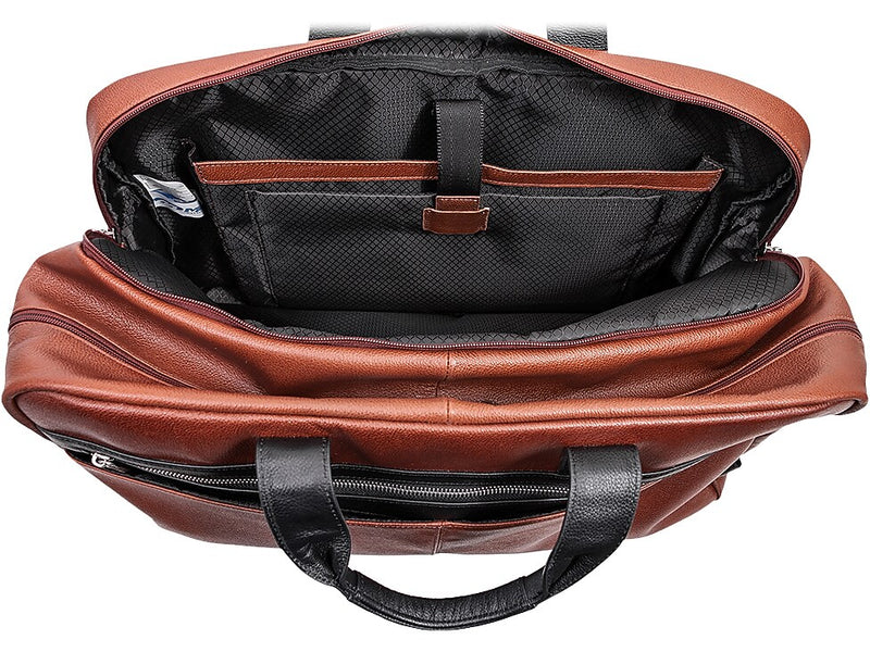McKlein U Series 21" Leather Carry-On Travel Duffel, Brown (19110)