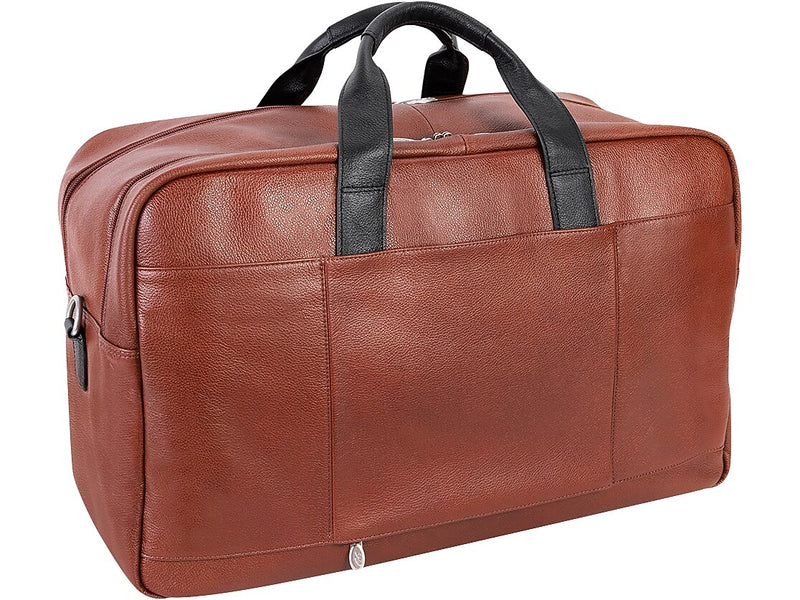 McKlein U Series 21" Leather Carry-On Travel Duffel, Brown (19110)