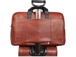 McKlein U Series 21" Leather Carry-On Travel Duffel, Brown (19110)