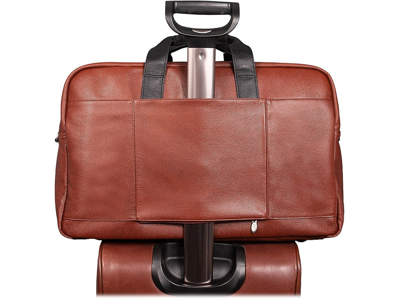 McKlein U Series 21" Leather Carry-On Travel Duffel, Brown (19110)