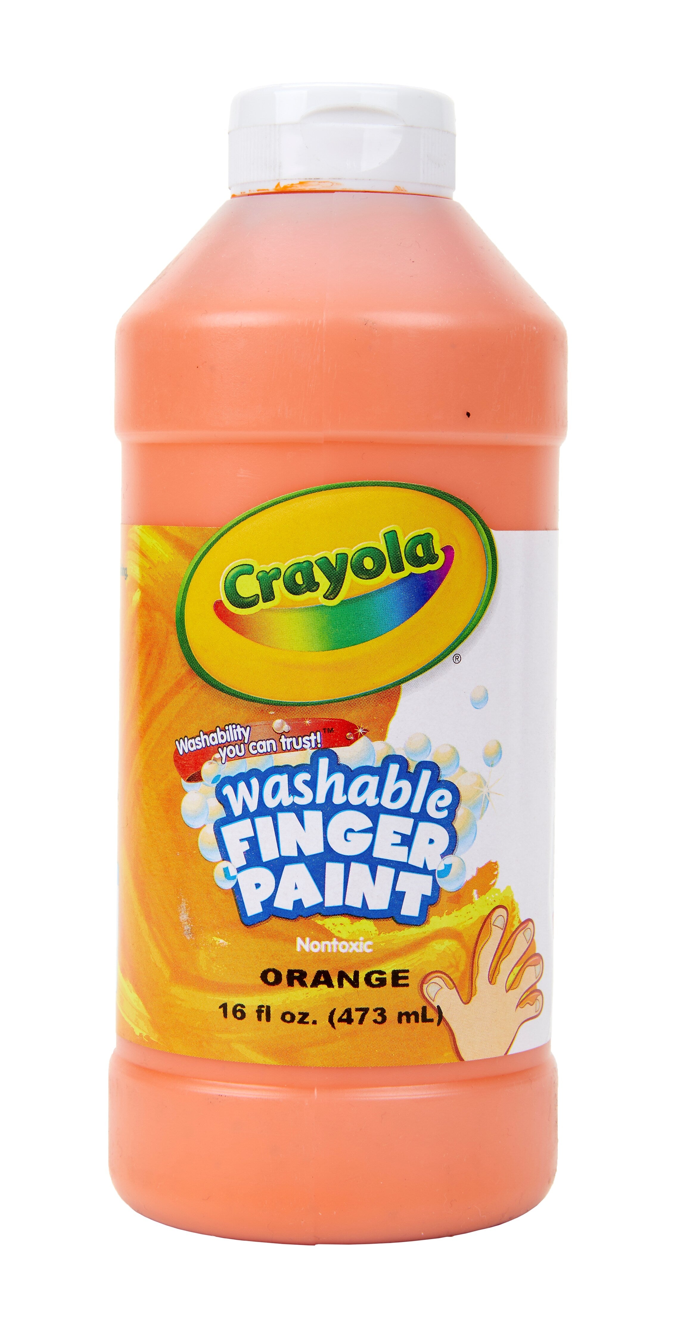 Crayola 16-oz. Washable Finger Paint, Orange (51-1316-036)