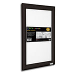 Seco® Front Load Easy Open Snap Poster Frame, 24" x 36", Black Aluminum (SN2436BLACK)