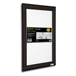 Seco Front Load Easy Open Snap Poster Frame, 11" x 14", Black Aluminum (SN1114BLACK)