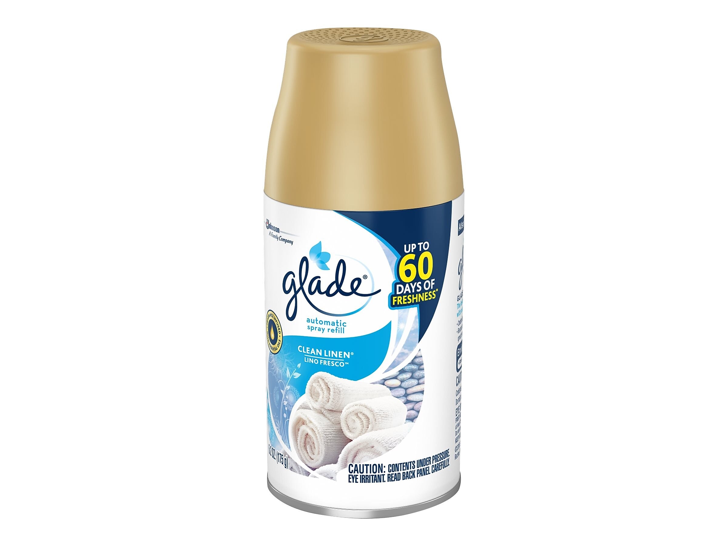 Glade Automatic Spray Air Freshener Combo Set, Clean Linen, 6.2 oz., 3/Pack (313806)