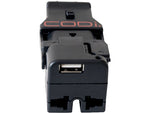 CODi Plastic Travel Power Adapter, Black (A01036)