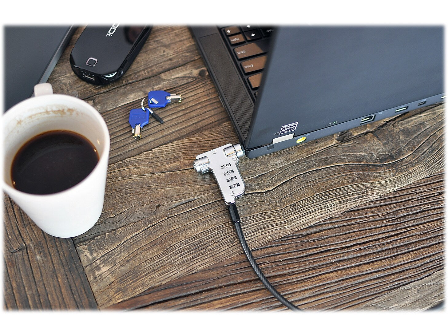 CODi 4-Digit Combination Cable Lock for Desktops/Mobile Devices, 6 ft. (A02003)