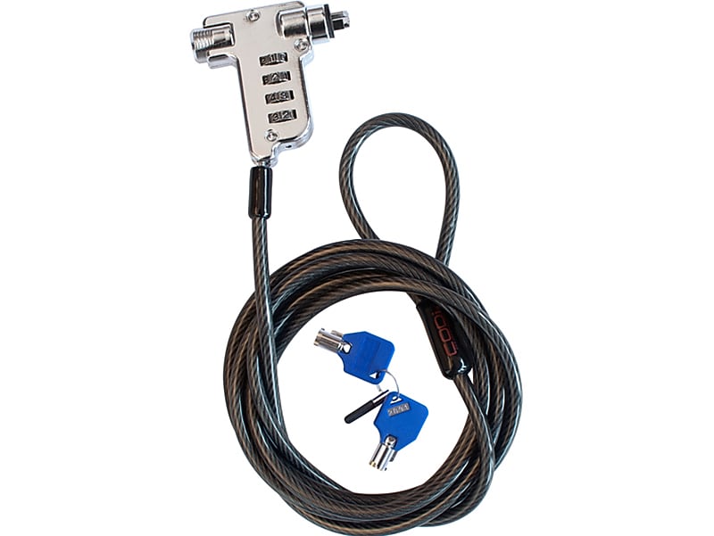 CODi 4-Digit Combination Lock for Laptops/Desktops/Monitors, 6 ft. (A02029)