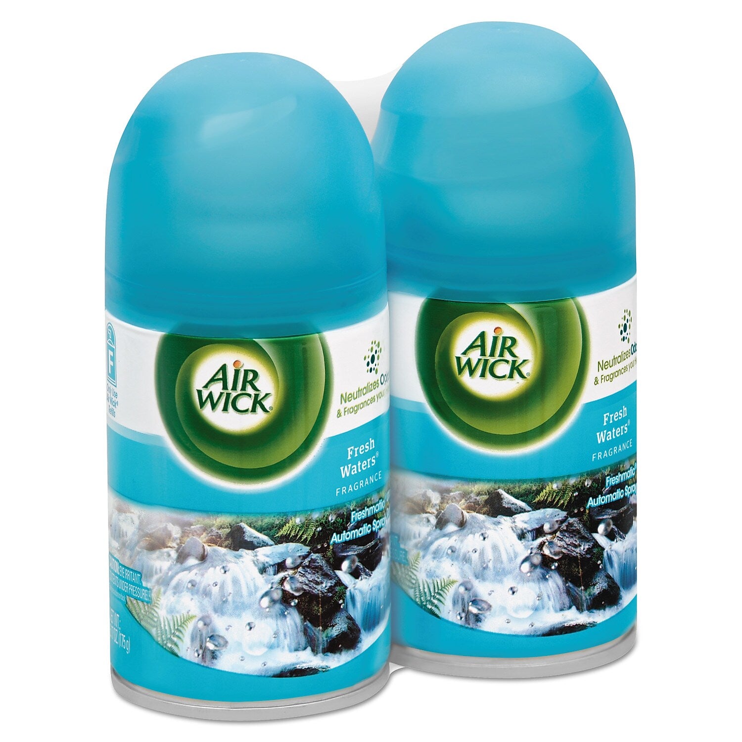 Air Wick Freshmatic Ultra Automatic Air Freshener, Fresh Waters, Twin Refills (6233882093)