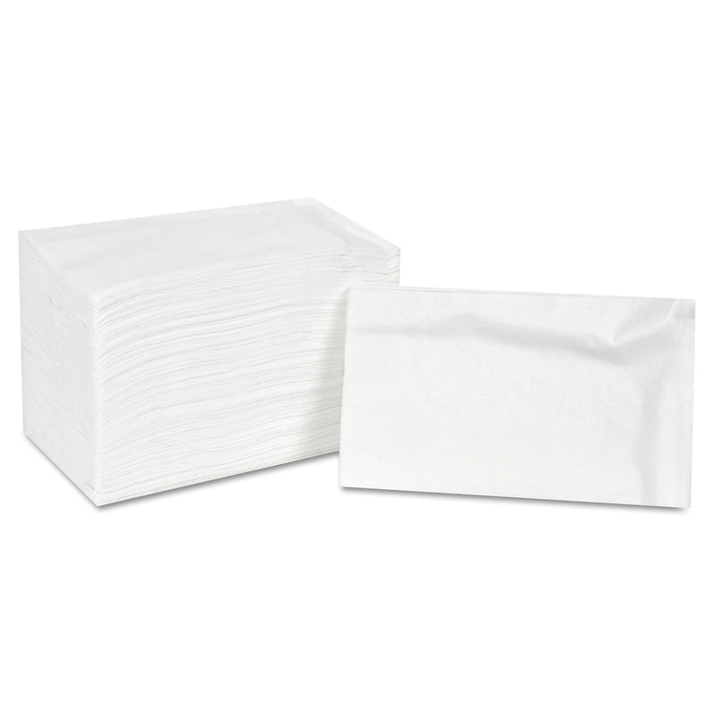 GEN Dinner Napkins, 2-Ply, 14.50"W x 16.50"D, White, 3000/Carton (GEN15X17DINW)