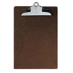 AbilityOne Skilcraft 9" x 12 1/2" Hardboard Clipboards, Letter, Brown (7520002815918)