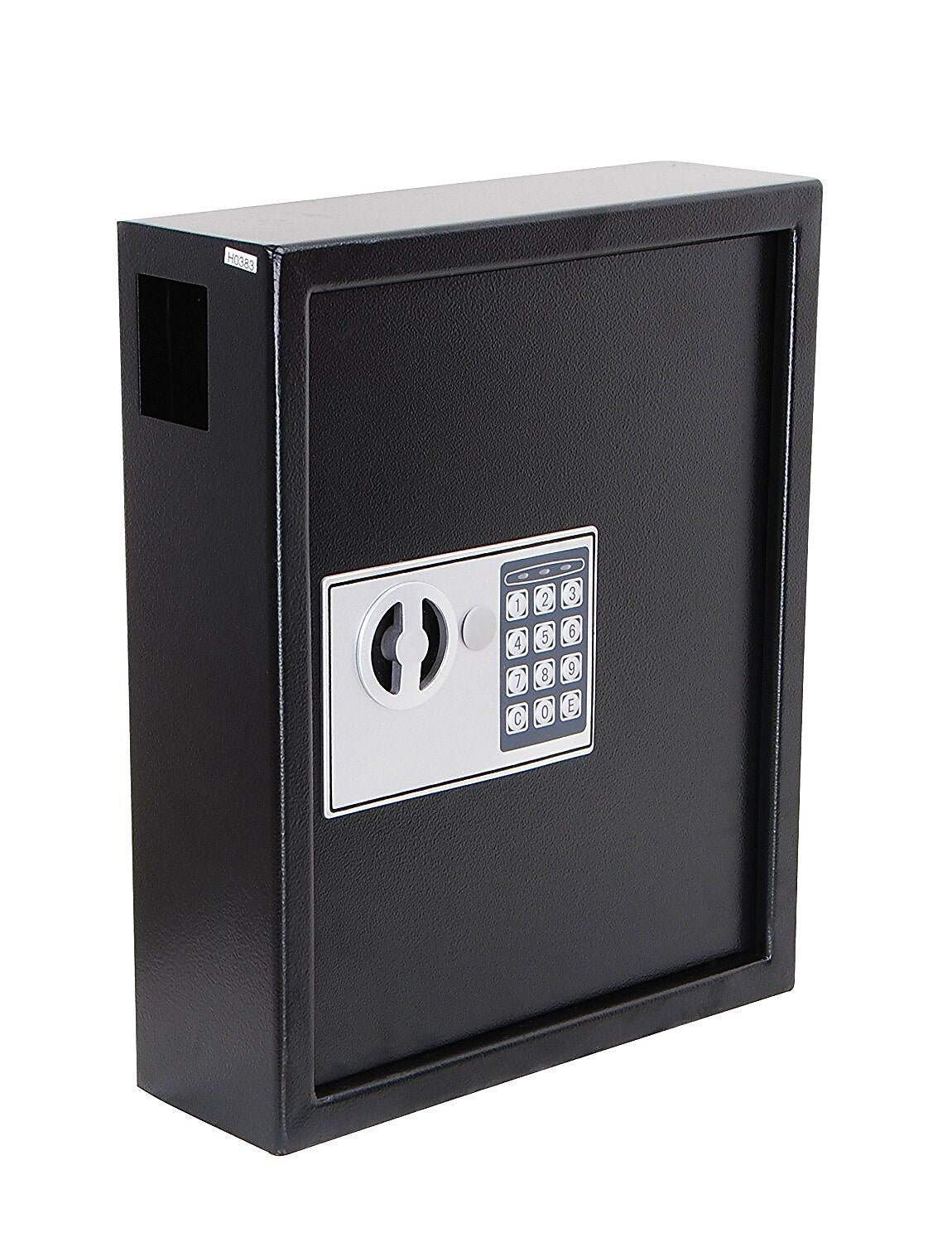 AdirOffice 40 Key Electronic Keypad Cabinet, Black (680-40-BLK)