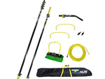 Unger HiFlo nLite Window Cleaning Kit, Black/Yellow/Green (NLKU6)