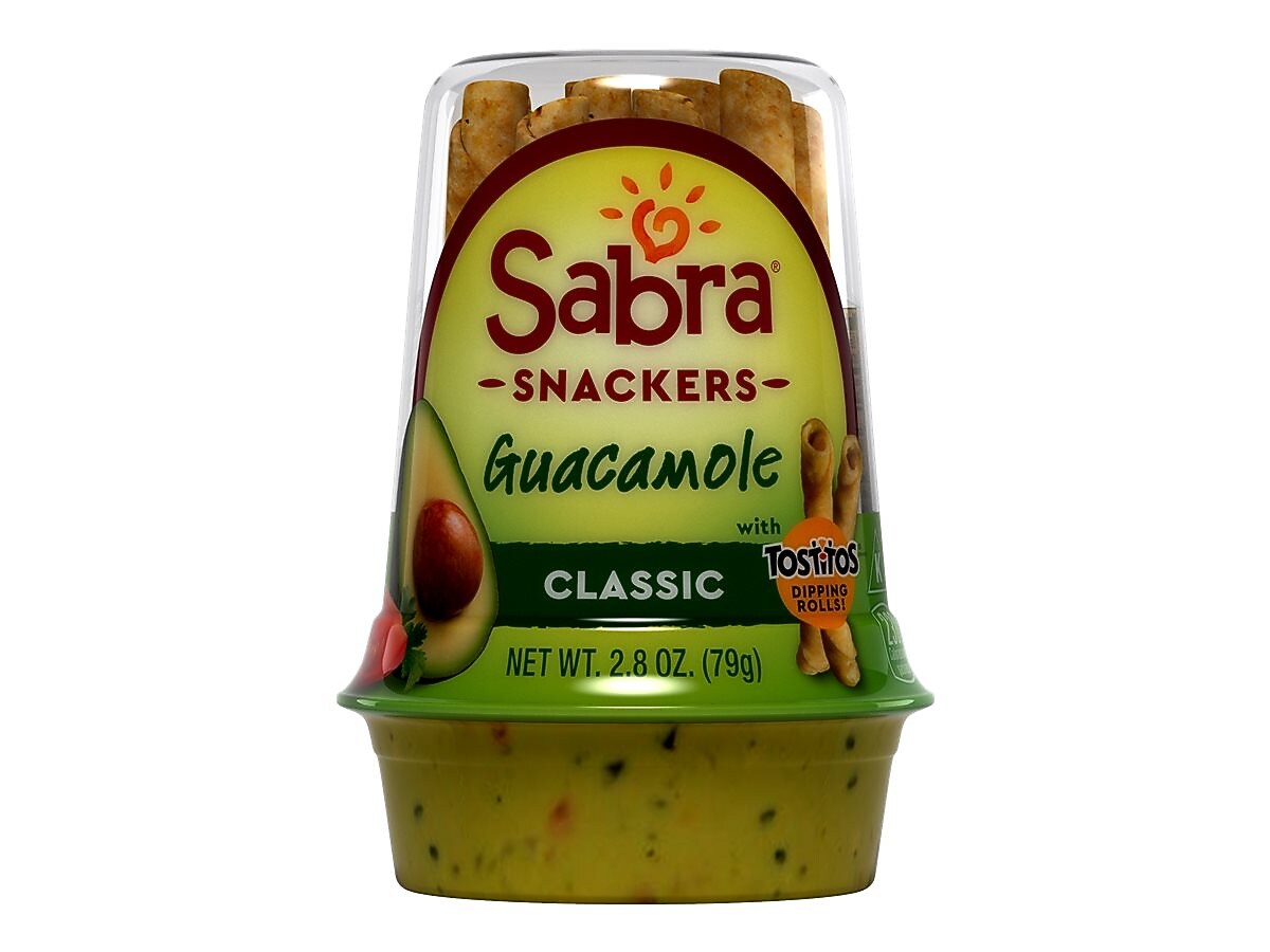 Sabra Grab & Go Guacamole Snackers with Tostitos Dipping Rolls Snack Kit, 2.8 oz., 6/Pack (301682)