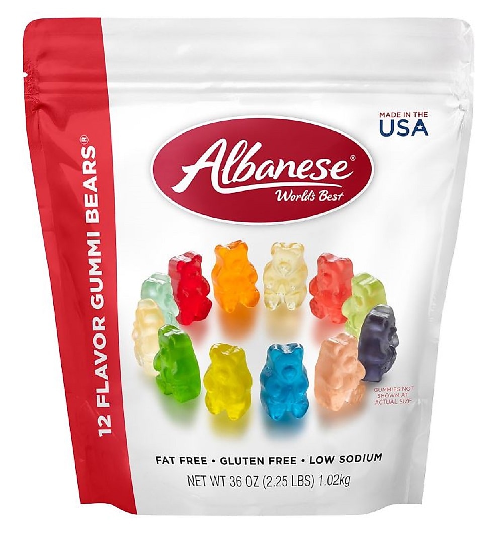 Albanese Fruity 12 Flavor Gummi Bears, 36 oz. (ACG53336)