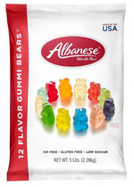 Albanese Fruity 12 Flavor Gummi Bears, 80 oz. (ACG51200)
