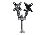 StarTech Desk Mount Dual Monitor Arm - Premium - For up to 27" Monitors, Up, Silver (ARMDUALPS)