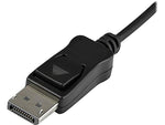 StarTech CDP2DP141MB 3.3' USB-C to DisplayPort 1.4 Cable, Black