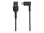 StarTech Lightning USB Cable for iPhone/iPad/iPod Touch, Black (RUSBLTMM2MBR)