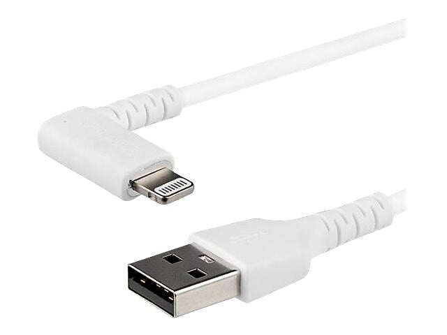 StarTech Lightning USB Cable for iPhone/iPad/iPod Touch, White (RUSBLTMM2MWR)