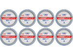 Dixie Ultra Large Paper Plate, 11.5", Blue/White/Yellow, 12/Pack, 8 Packs/Carton (16217/01P)